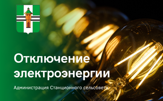 Отключение электроэнергии п. Витаминка 27 мая с 11:00 до 13:00